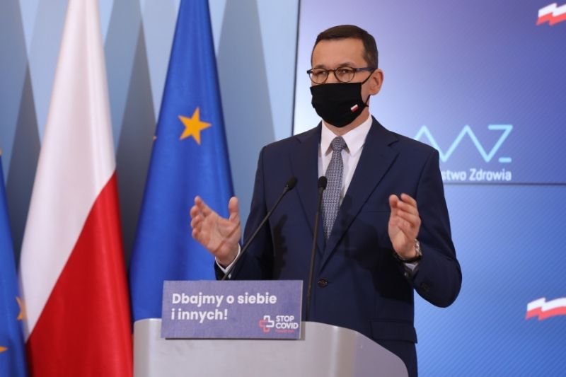 Premier Mateusz Morawiecki zapowiada nową tarczę antykryzysową.