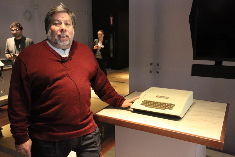 Steve Wozniak i Apple II.