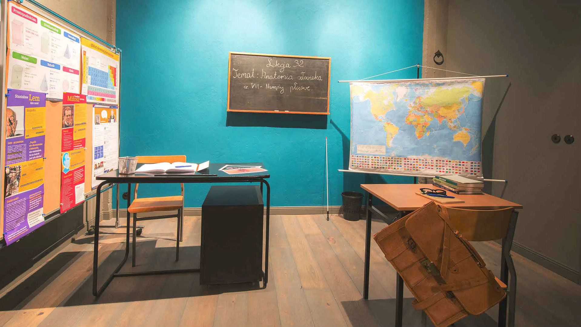 Sala lekcyjna pozwala na wymierzanie kar za złe odpowiedzi