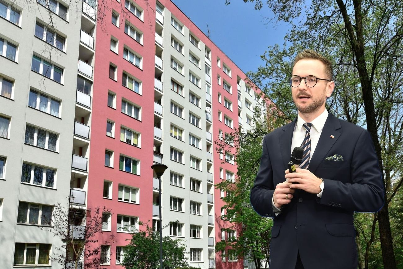 Waldemar Buda, blok mieszkalny.