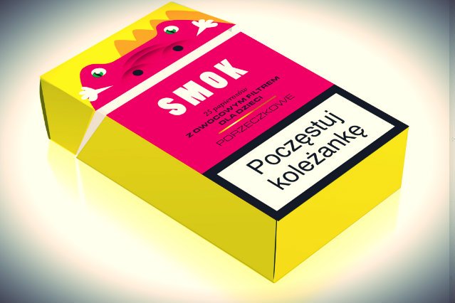 Jeden z modeli papierosów "SMOK".