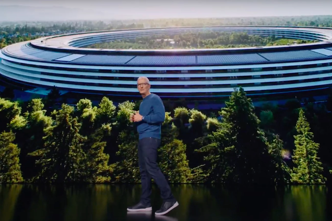 Tim Cook na konferencji Apple Event 2021