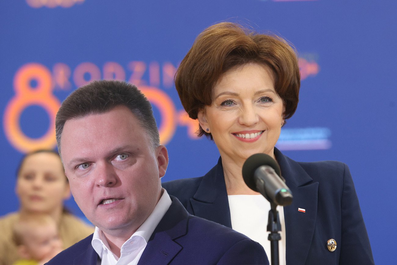 Awantura o 800 plus. Minister Maląg reaguje na słowa Szymona Hołowni.