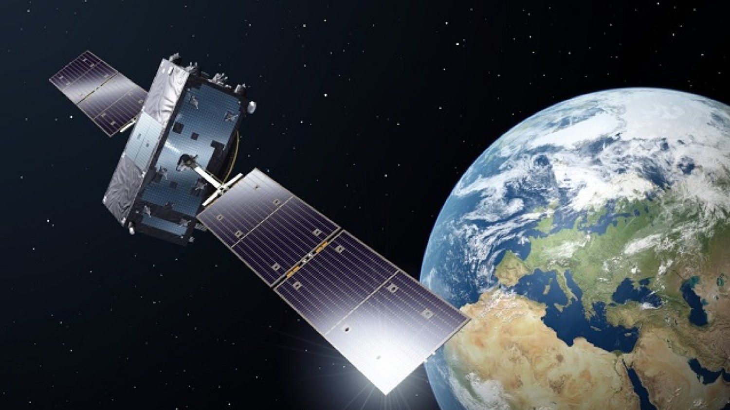 Wizualizacja Satelity Galileo.