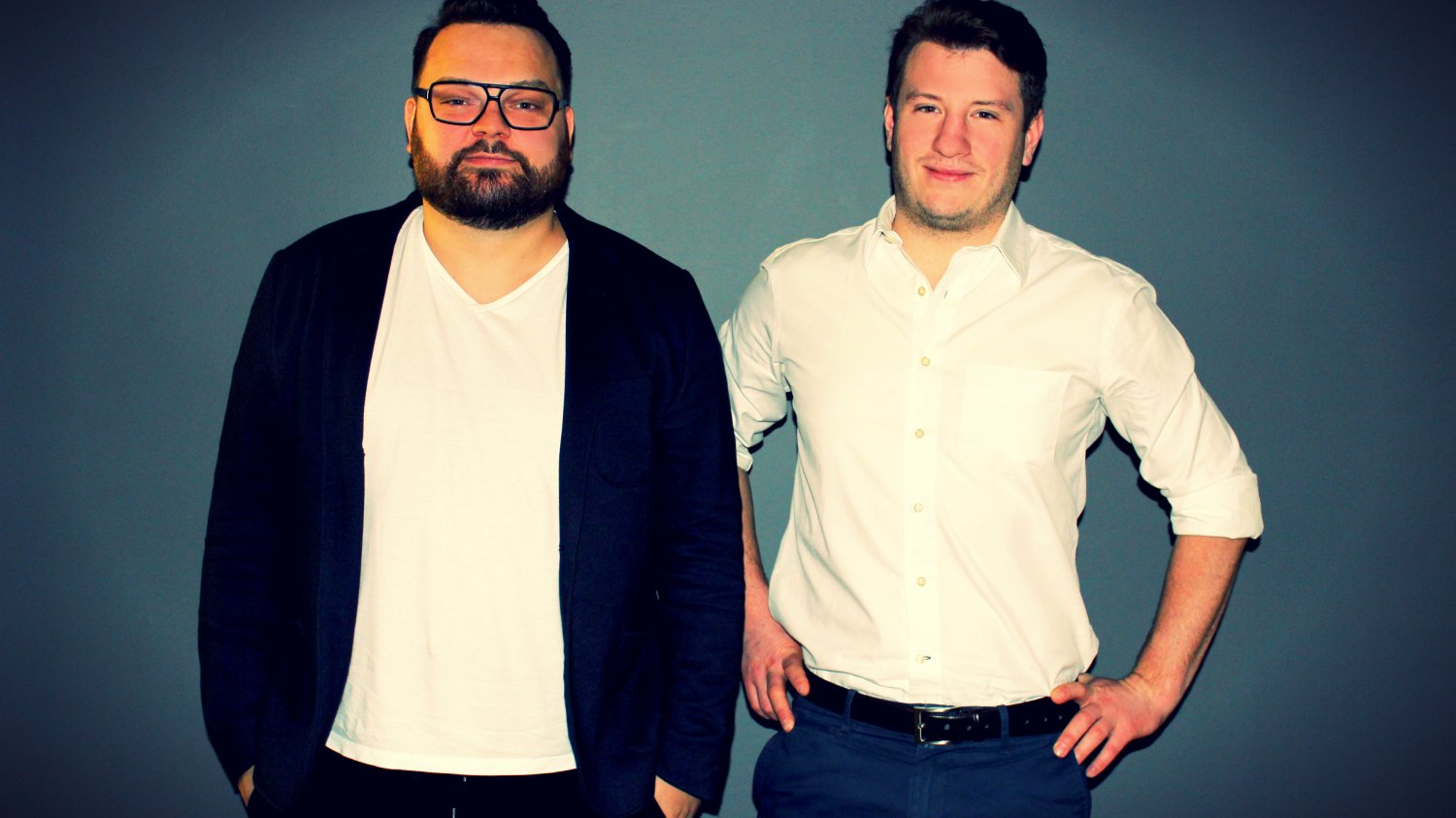 Karol Wróbel - partner channel marketing manager w Microsoft oraz Maks Stempniewicz, startup lead.