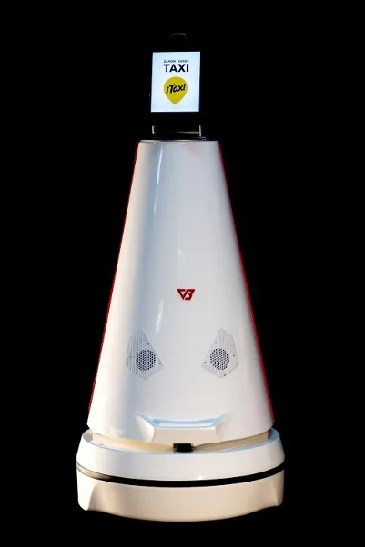 Testowy robot Versa Box został wyposażony w oprogramowanie do zamawiania taksówek