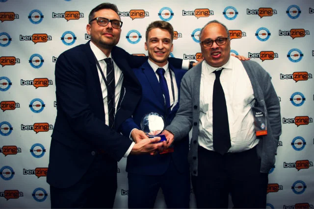 Bartosz Wójcik, dyrektor ds. technicznych w Efix; Krystian Juchacz, project manager w Efix, odpowiedzialny za projekt Exeria; Robert Roberson, specjalista przy projekcie Exeria