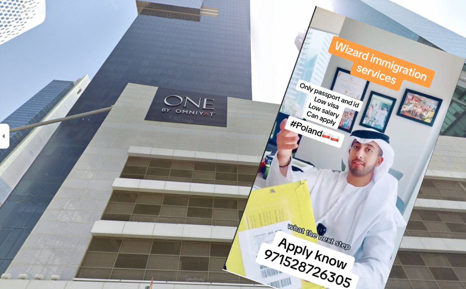 Rozmawialiśmy z pośrednikiem wizowym z Dubaju.