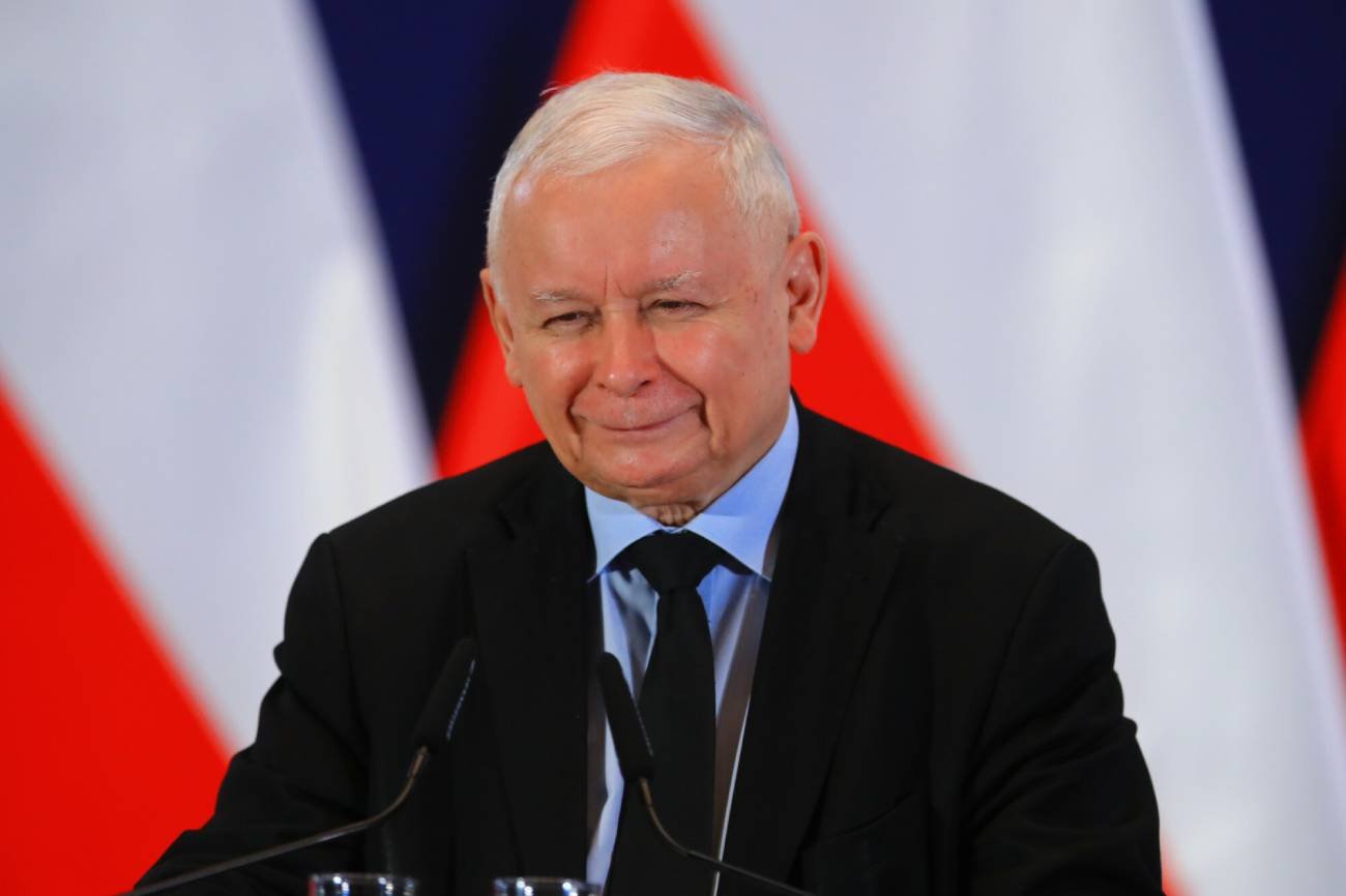 Prezes PiS Jarosław Kaczyński