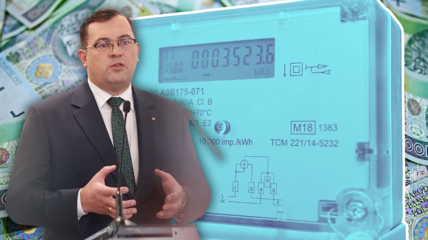 Minister Motyka obiecuje niskie ceny energii. Niedługo przekonamy się, czy ma rację Minister energii Miłosz Motyka, licznik prądu i pieniądze. Minister zapewnia, że ceny za energię elektryczną nie wzrosną.