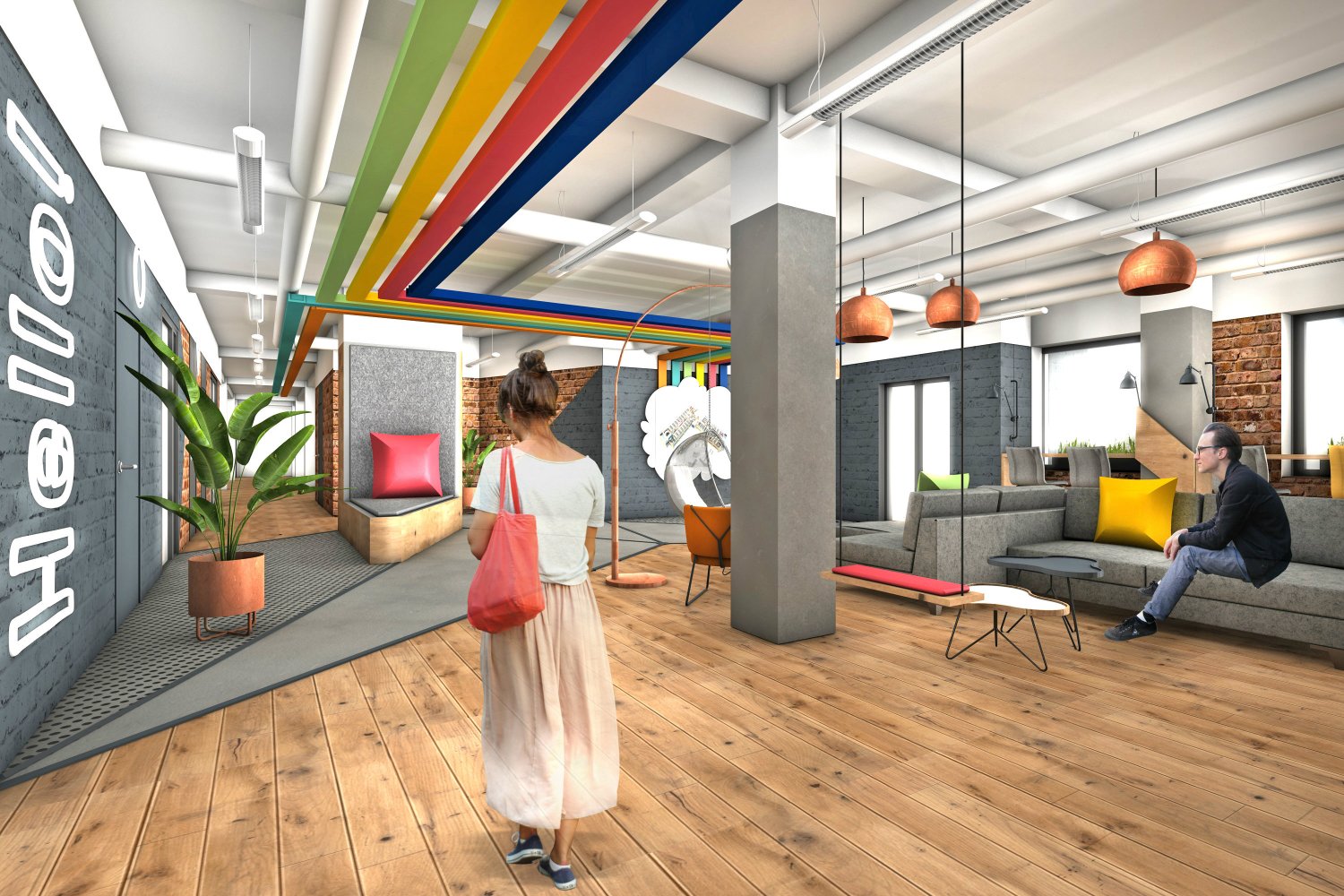 Tak wygląda wizualizacja przestrzeni wspólnej BE Yourself