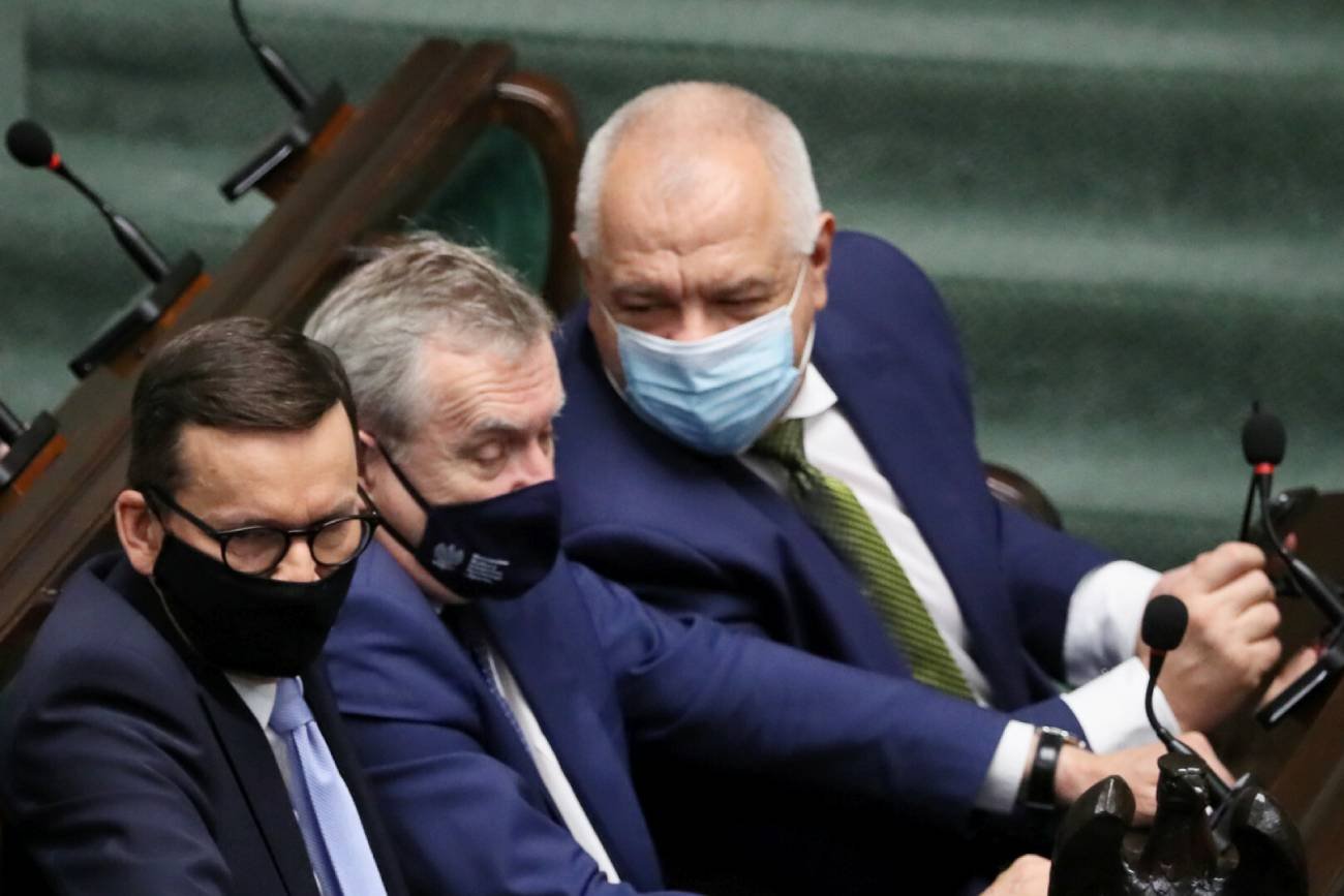 Mateusz Morawiecki, Piotr Glinski, Jacek Sasin