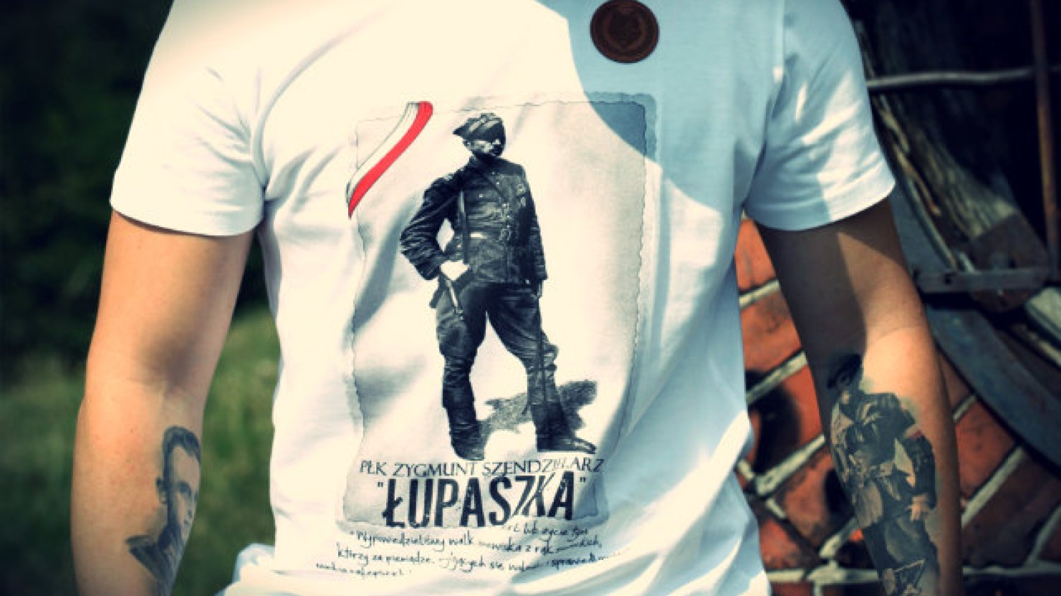T-shirt z podobizną Zygmunta Szendzielarza Łupaszki