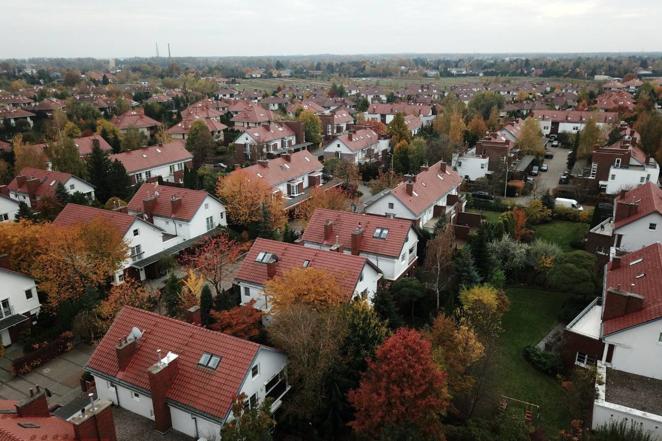 Osiedle domów jednorodzinnych