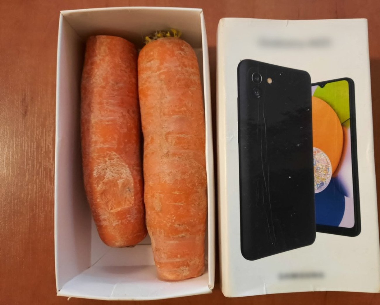 Mieszkaniec Rudy Śląskiej otrzymał marchewki zamiast telefonu