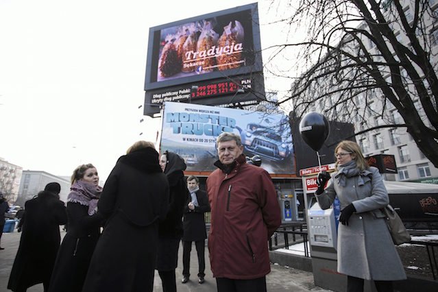 Leszek Balcerowicz pod "licznikiem długu publicznego".