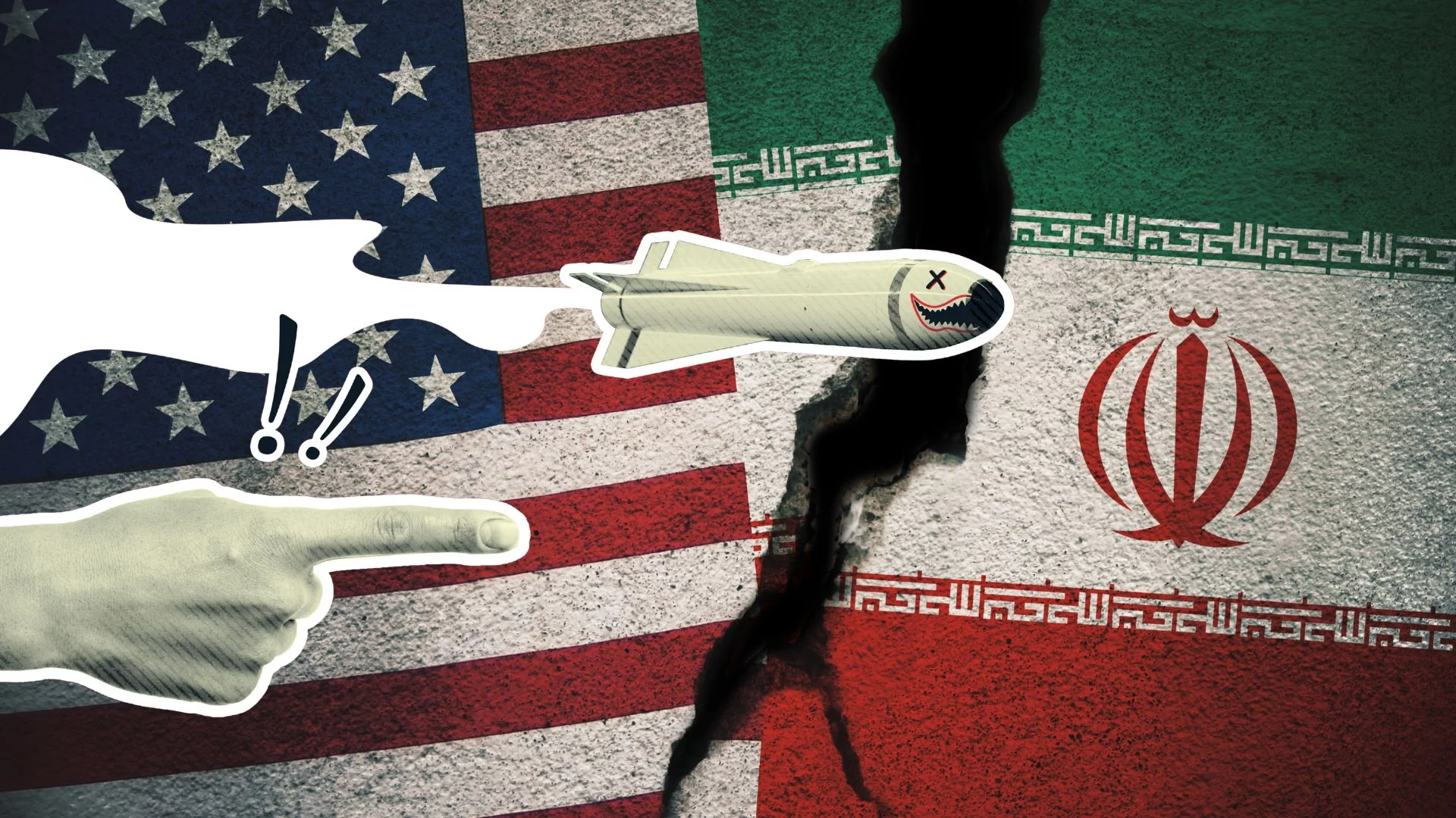 Rakieta wysłana z USA do Iranu.