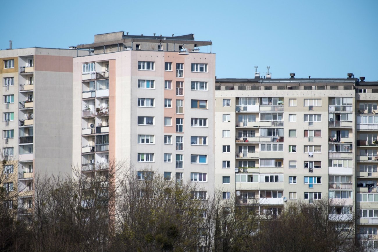 Blok mieszkalny.