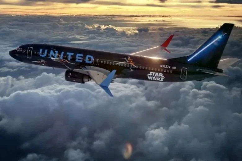 Nowy samolot United Airlines będzie ozdobiony motywami z Gwiezdnych Wojen.