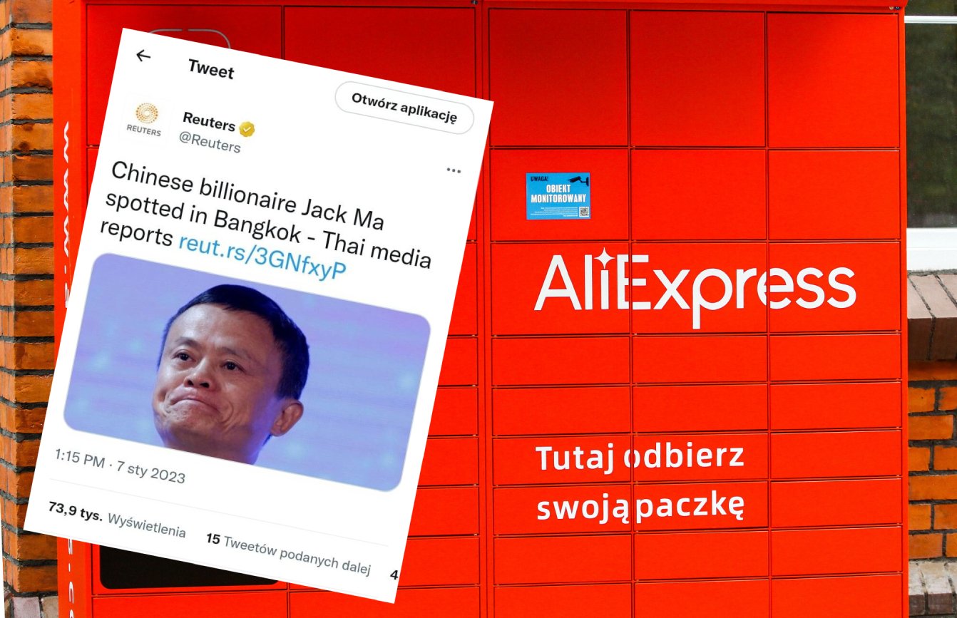 Założyciel AliExpress Jack Ma miał być widziany w Bangkoku