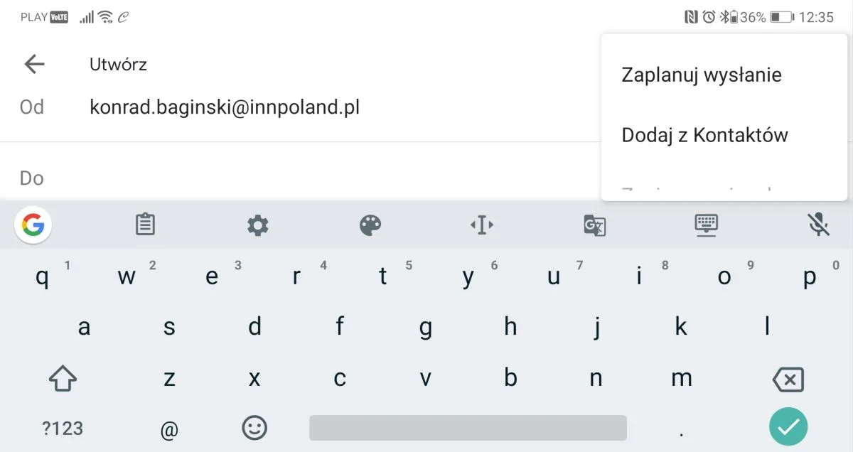 Tak działa planowanie wysyłki w aplikacji Gmaila