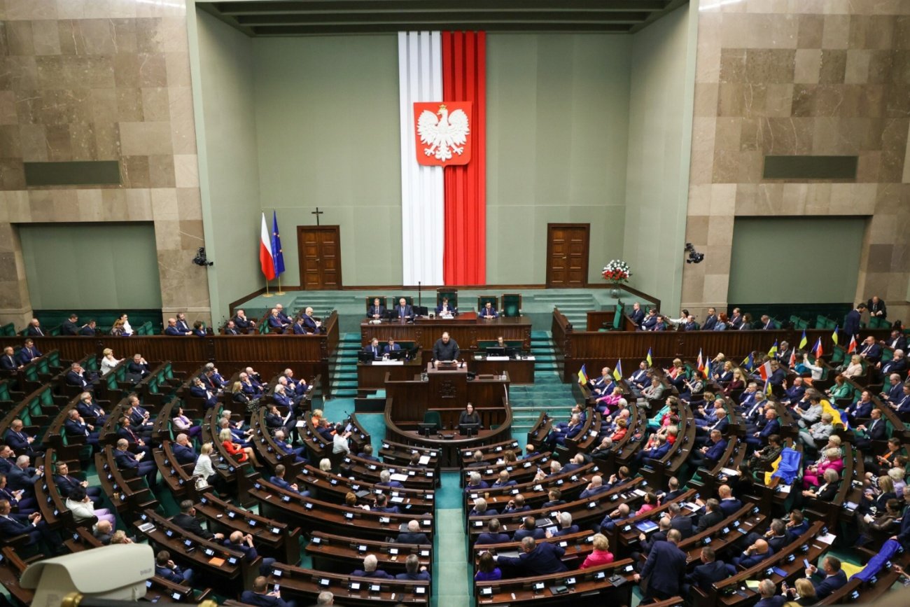 Sala posiedzień Sejmu.