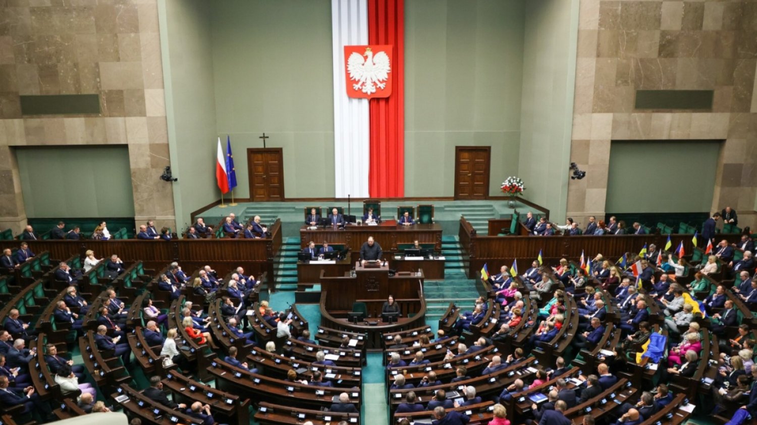 Sala posiedzień Sejmu.