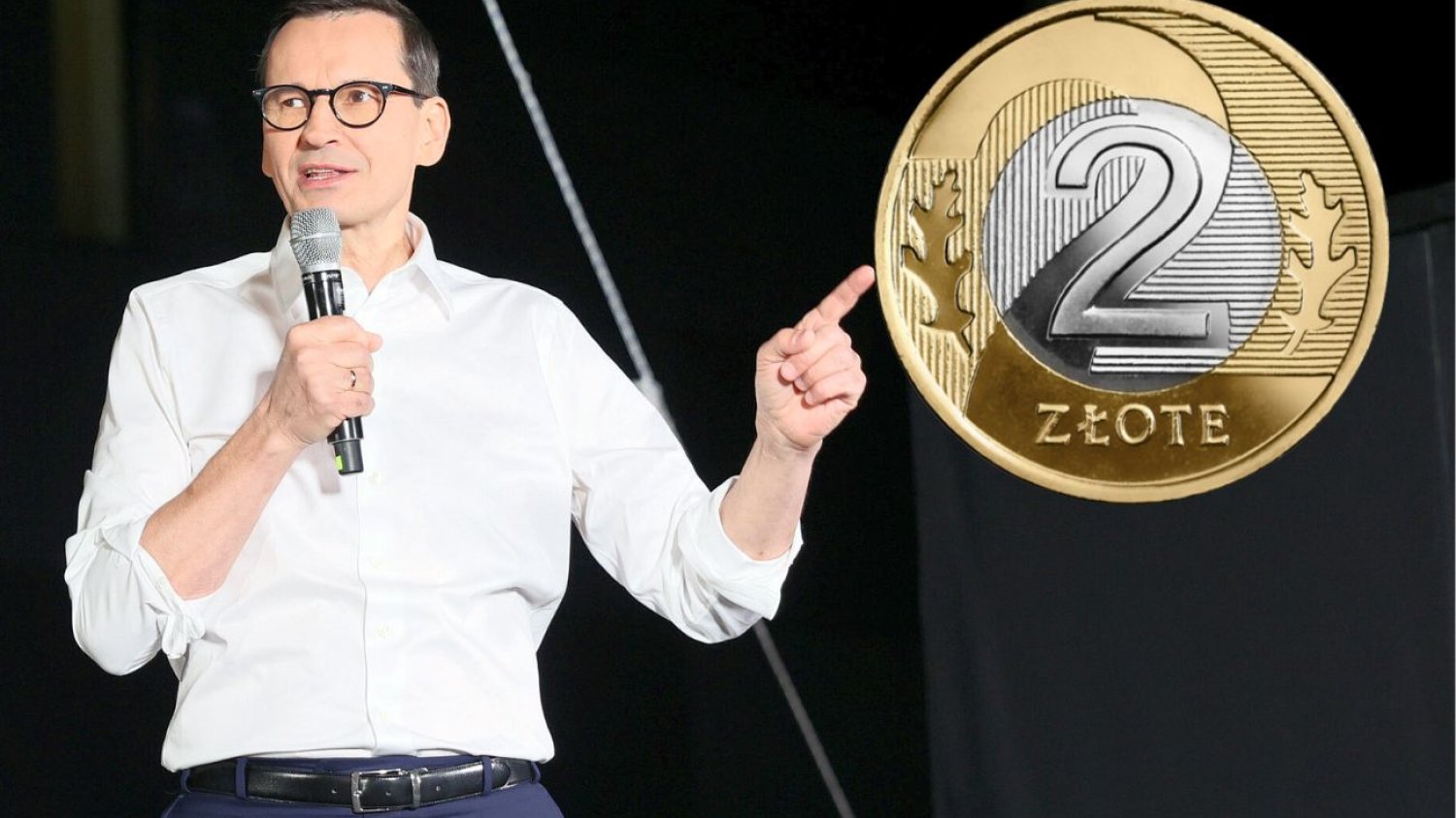 Internauci zastanawiają się, czy Morawiecki oddał Tuskowi 2 złote od pani Danuty, czy schował na lepsze czasy
