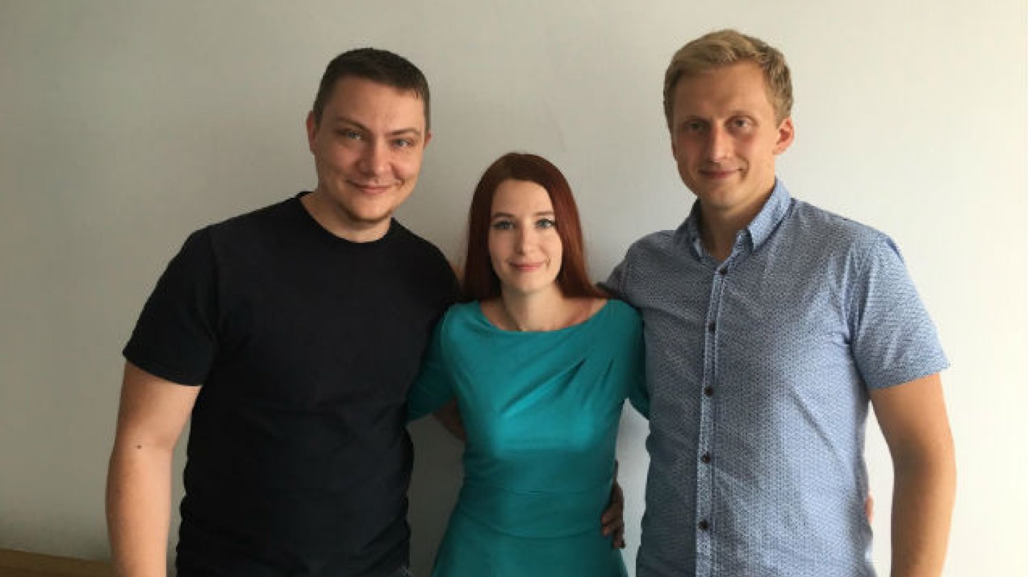Zespół GetBadges – Krzysztof Hasiński, Justyna Wojtczak i Kamil Gumienny.