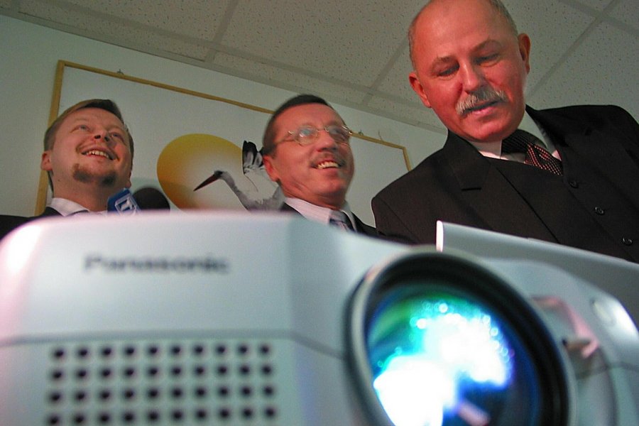 Uroczyste uruchomienie projektu Wrota Podlasia w 2004 r.