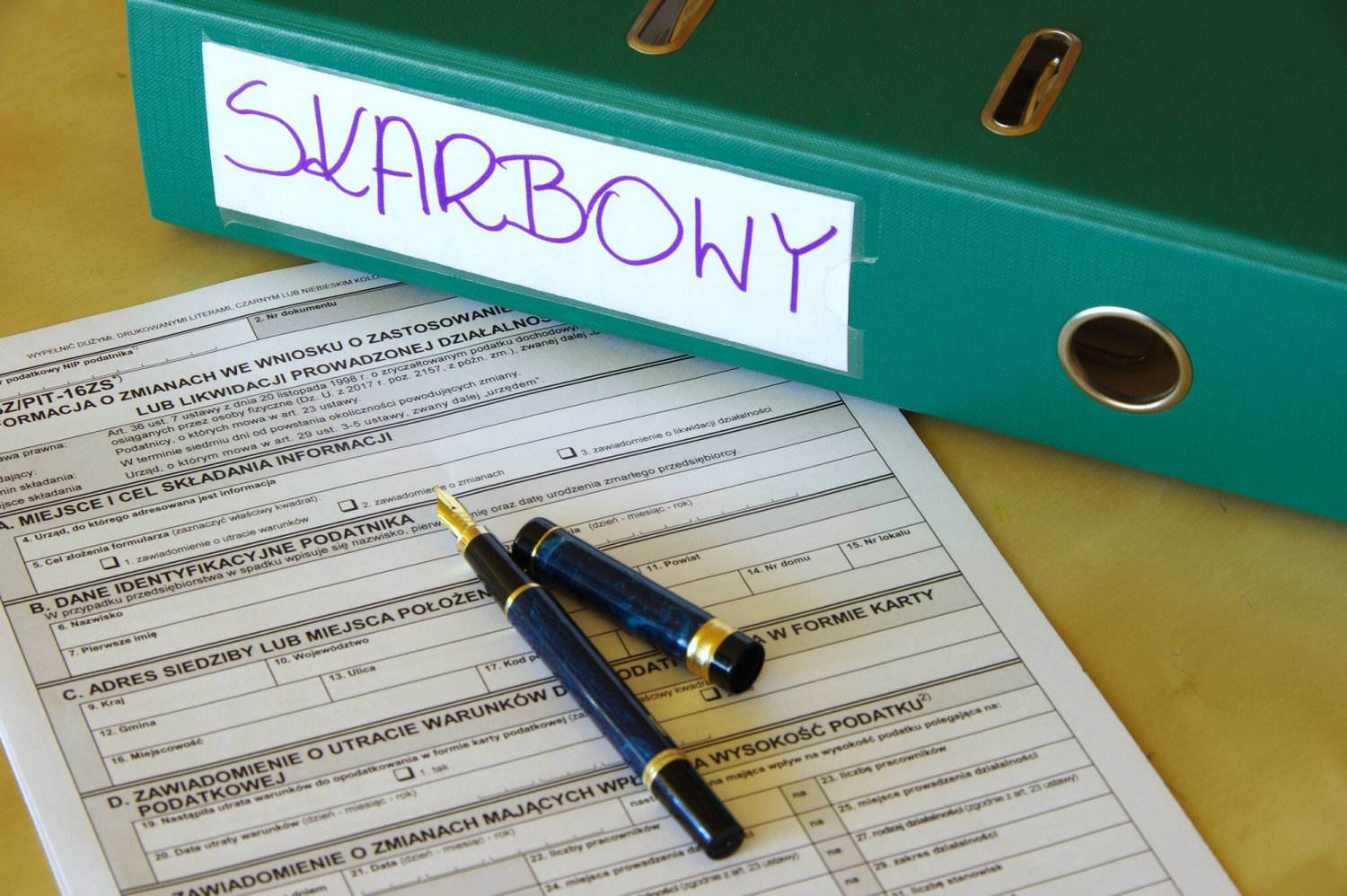 Segregator, obok PIT.