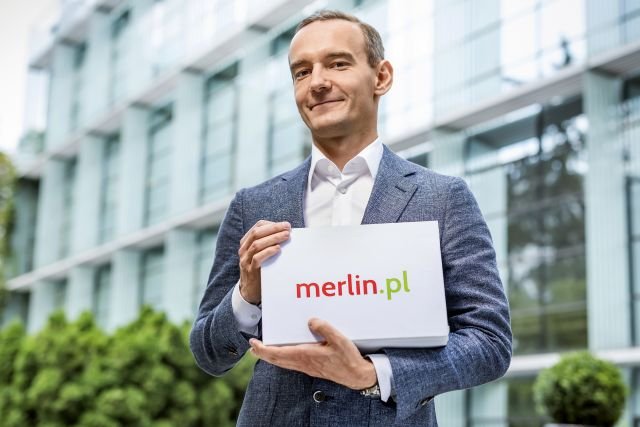 Łukasz Szczepański, prezes firmy zarządzającej sklepem Merlin.pl