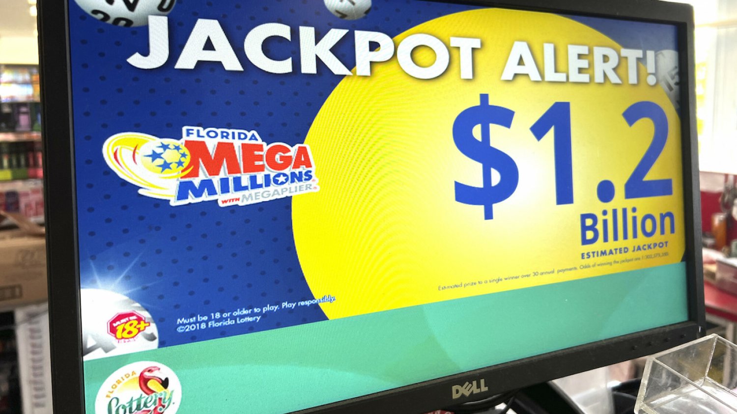 W loterii Mega Millions padła wygrana w kwocie 1,2 mld dolarów