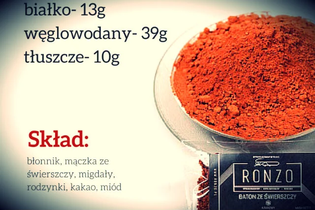 Kakaowy baton ze świerszczy