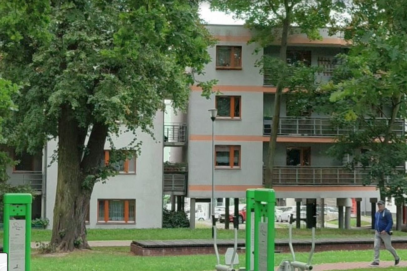 Bloki z nietypowymi balkonami w Szczecinie