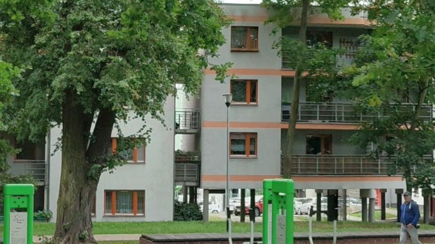 Bloki z nietypowymi balkonami w Szczecinie