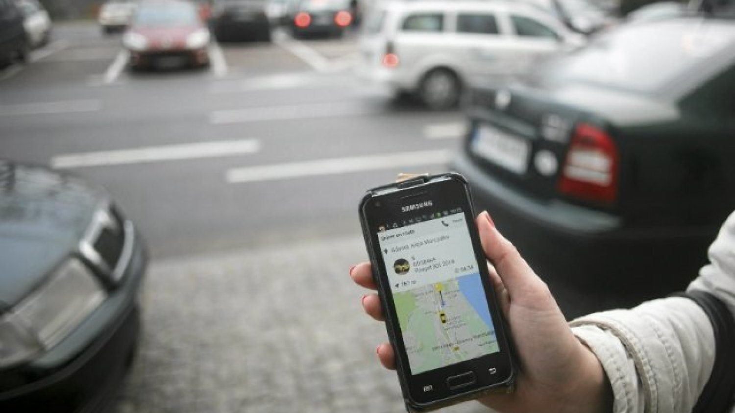 Hiszpańscy kierowcy Ubera zablokowali jedną z głównych ulic Madrytu