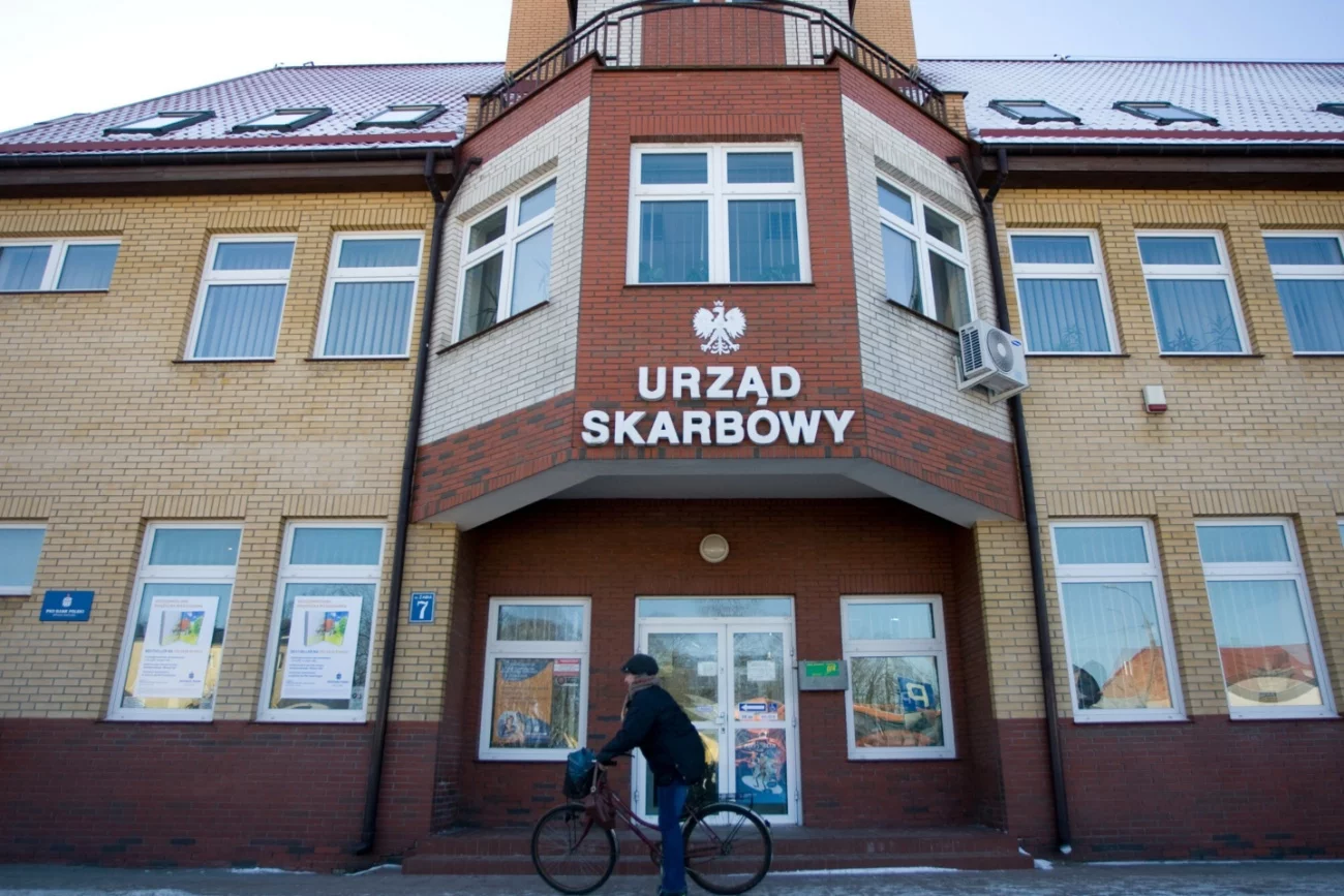 Budynek Urzedu Skarbowego.