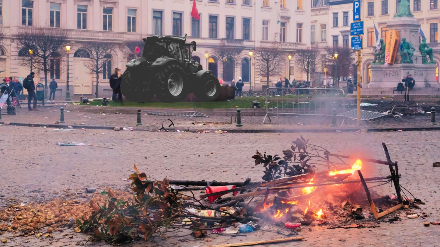 5 mitów o Mercosurze, które paraliżują polską wieś. I są z palca wyssane protest rolników w Brukseli