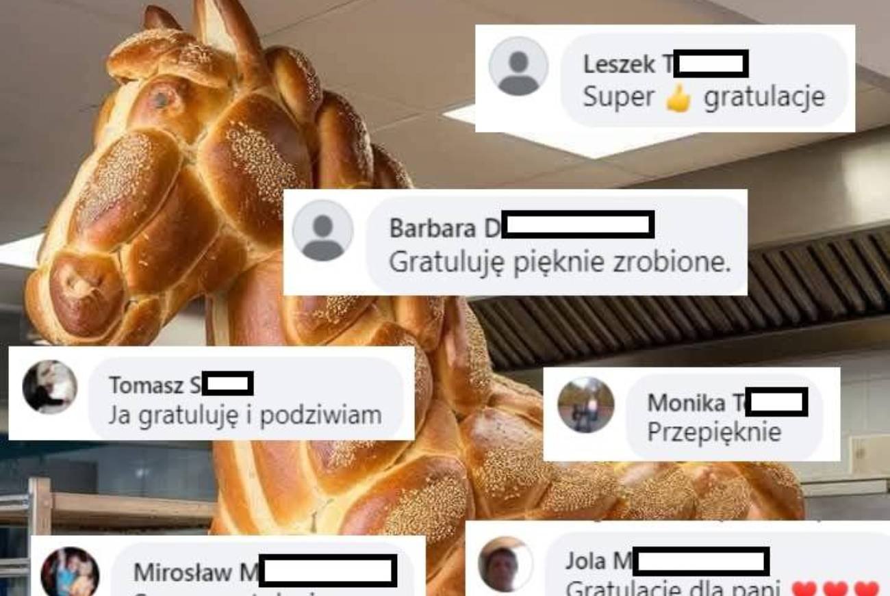 Chałkoń i komentarze pod oryginalnym postem.