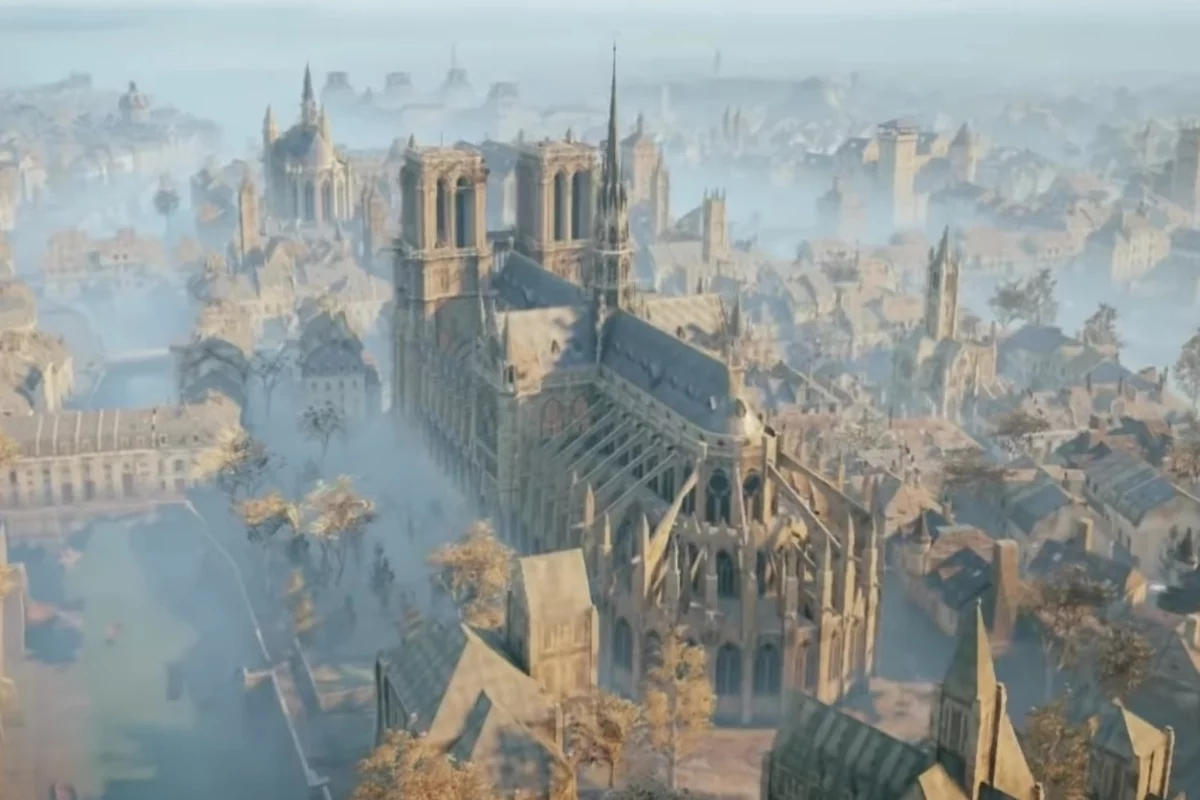 W trakcie prac nad grą "Assassin's Creed: Unity" precyzyjnie odwzorowano część szczegółów architektonicznych katedry Notre Dame.