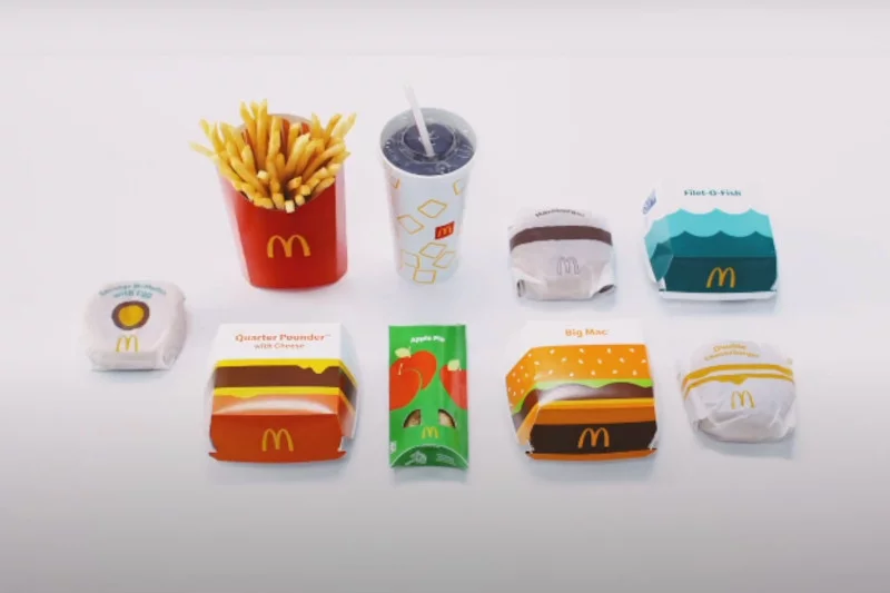 Nowe opakowania w McDonald's.