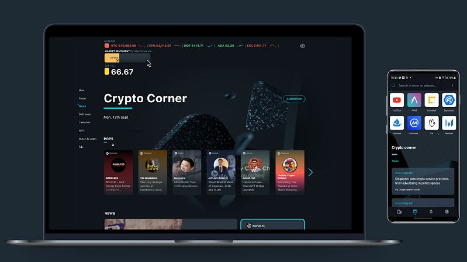 Opera Crypto Browser.