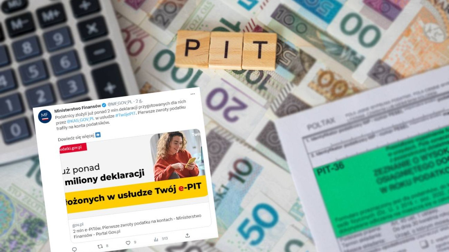 Urząd Skarbowy zaczął zwracać nadpłaty podatku PIT