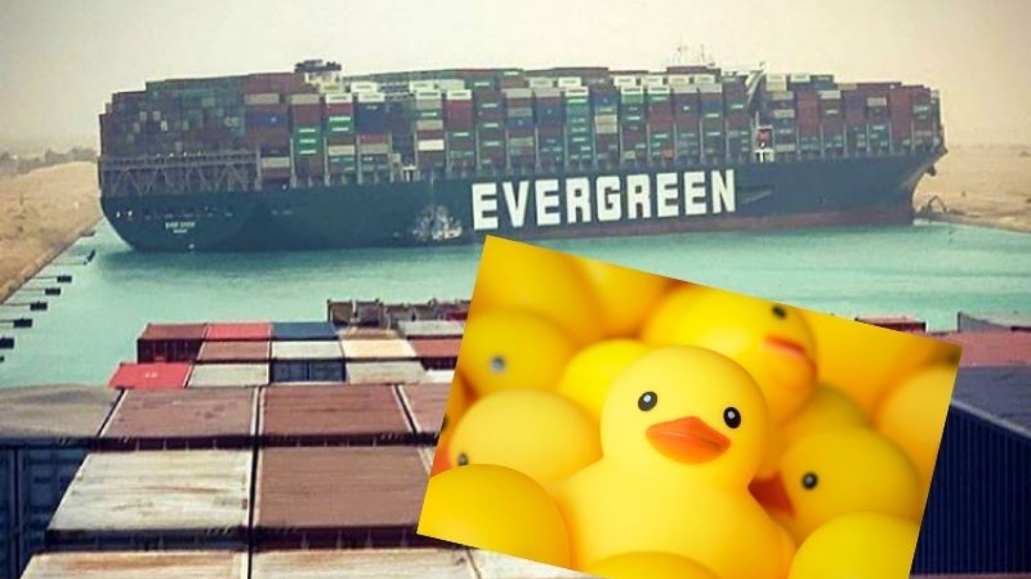 Przed blokadą Kanału Sueskiego firma Evergreen Marine Corp. znana była ze zgubienia na oceanie prawie 30 tys. gumowych zabawek.