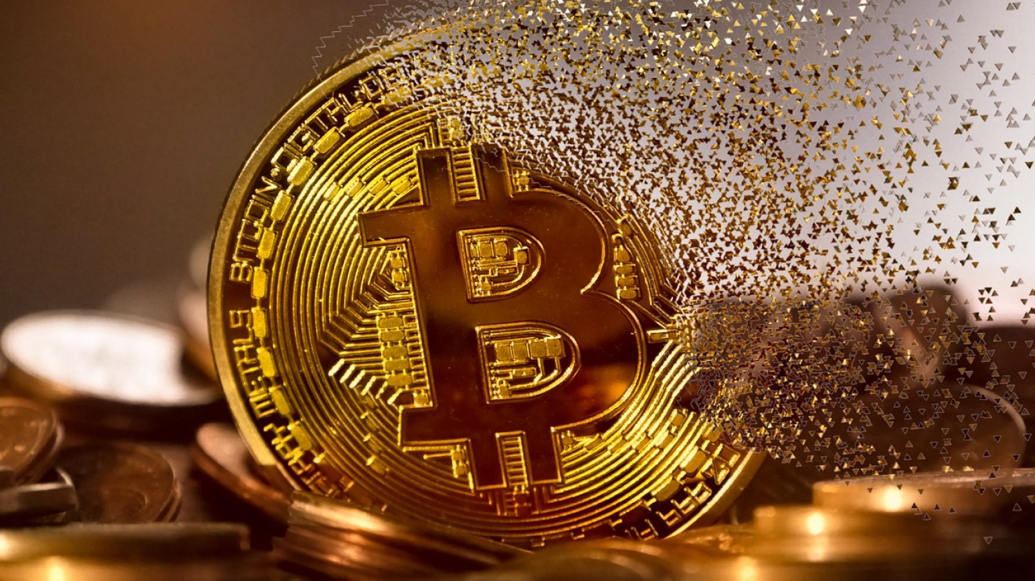 Kryptowaluta Bitcoin.