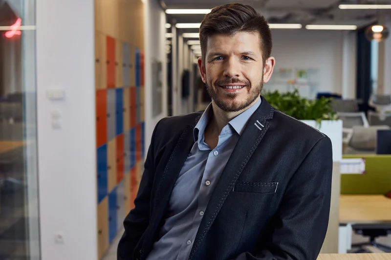 Michał Jażdrzyk, menedżer w AkzoNobel GBS
