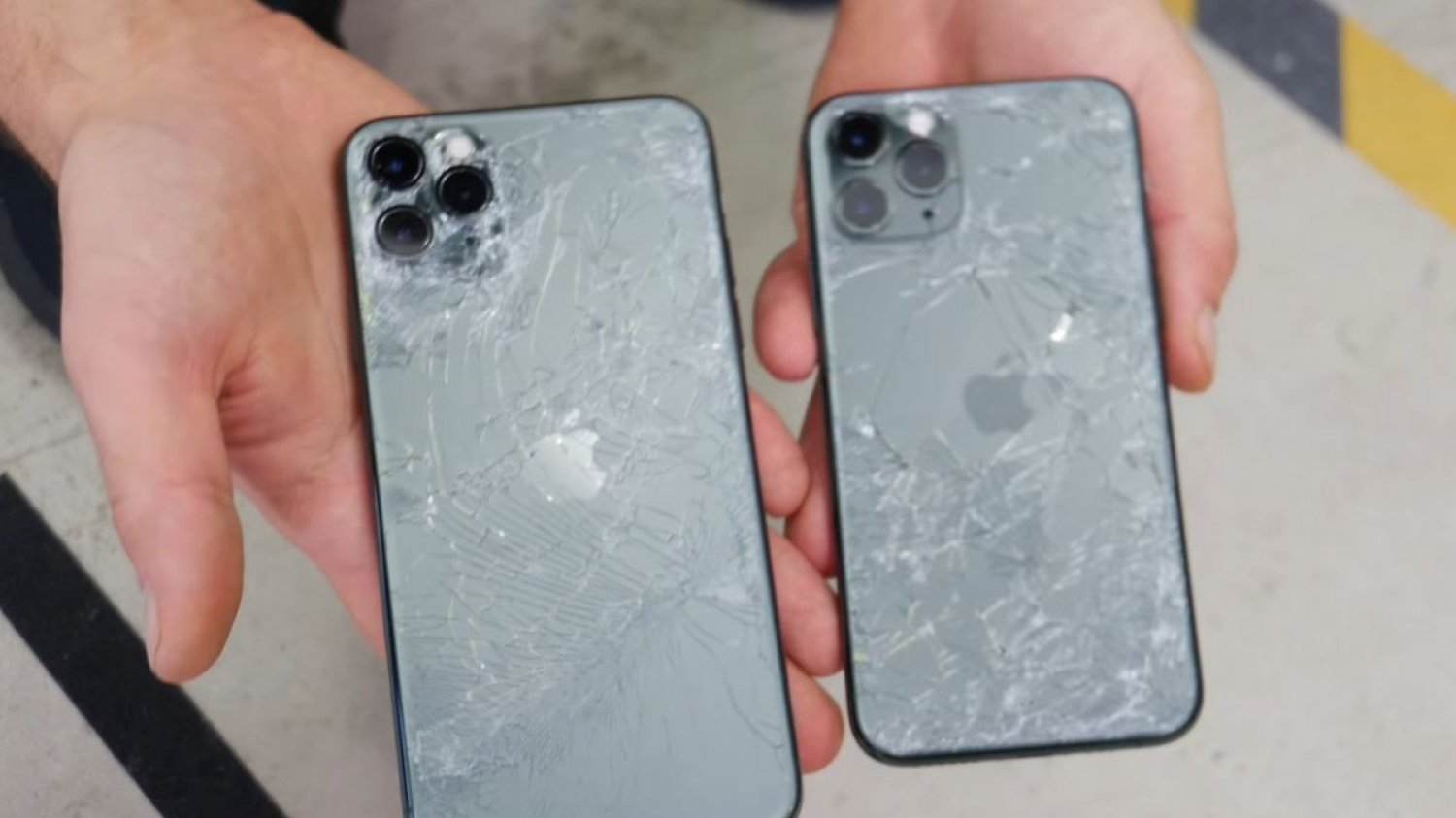 Po tylu upadkach iPhone'y 11 Pro i 11 Pro Max wyglądają naprawdę nieźle.