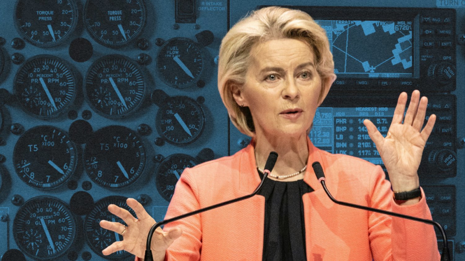 Samolot von der Leyen bez GPS. "Takie ataki przeprowadza Rosja"