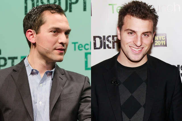 Od lewej: Nathan Blecharczyk, Brian Chesky